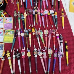 Beaded /charms Pens, Phone And Purse Charms 