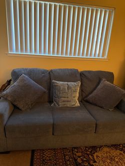 Sofa that turns into a bed from Mathis Brothers
