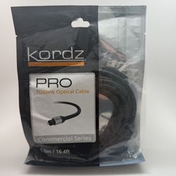 Kordz PRO-TL0500 Pro Series 5.0M TosLink Cable