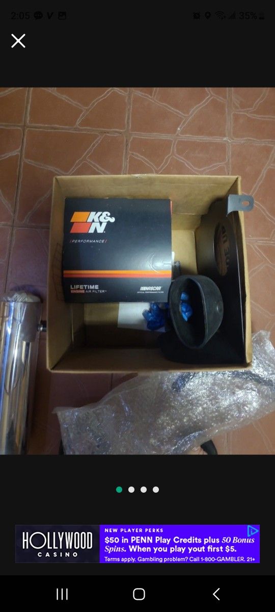 K&N  Cold Air Intake 