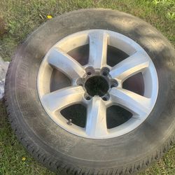 2014 Stock Lexus GX 18x7.5 6x139.7 + 25 265/60/18
