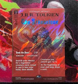 The Arkenstone Borderless Surge Foil 283 The Hobbit Magic the Gathering