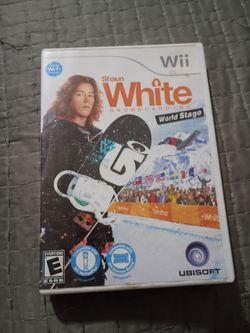 Nintendo Wii Shaun white snowboarding world stage video game