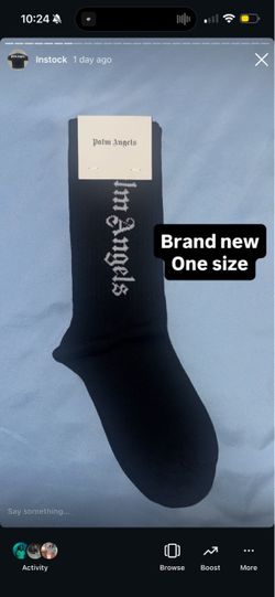 Palm angel socks black