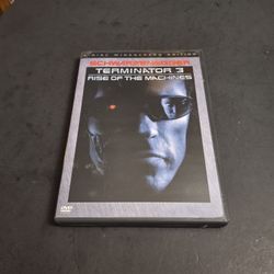 DVD 2 Disc Movie "Terminator 3: Rise Of The Machines2003 Sci Fi Action Thriller With Arnold Schwarzenegger. Widescreen Edition, Very Good Condition 