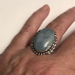 Owhyee Opal 925 Sterling Silver Ring