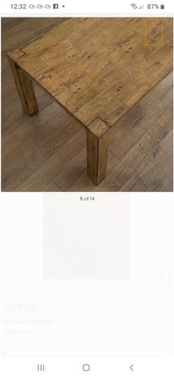 New in box dining table chairs not included