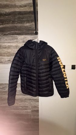 Hollister Black Puffer Jacket with Hood