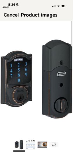 The Schlage BE469 Connect Smart Deadbolt in Aged Bronze