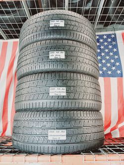 💰 Best deals are ca$h in person 4 USED TIRES 255/45R20 CONTINENTAL CROSSCONTACT LX SPORT 255 45 20
