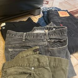 Size 36 Men’s Jeans  $5 Each 