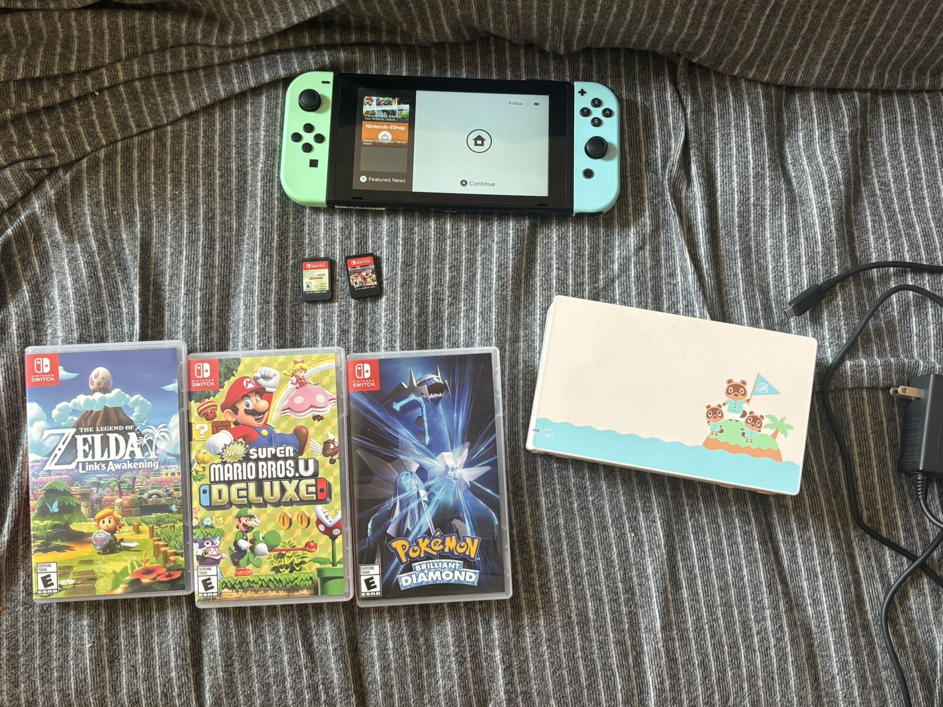 Animal Crossing Edition Nintendo Switch + 5 Games