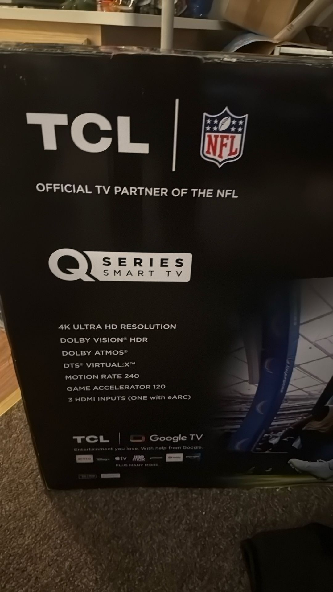 TCL QLED 55” TV In Original Box