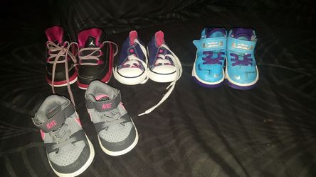 Nike Jordan and Converse