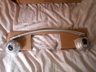 Expanding Curved Shower Curtain Rod