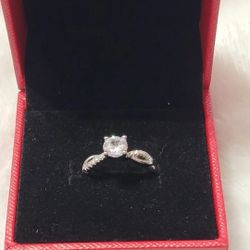 Moissanite Wedding Engagement Ring for Women  1CT D. VVS 1 Clarity Certicate Inc