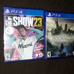 Hogwarts Legacy/ WWE 2K23 PS4 Game Bundle 