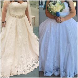 Wedding Dress Oleg Cassini CWG 749