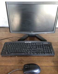 Acer 20 inch Monitor, mouse & Keyboard