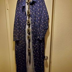 Wrangler retro floral navy blue Country Dress