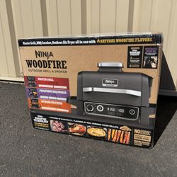 Ninja Woodfire Outdoor Grill & Smoker, 7-in-1 Master Grill