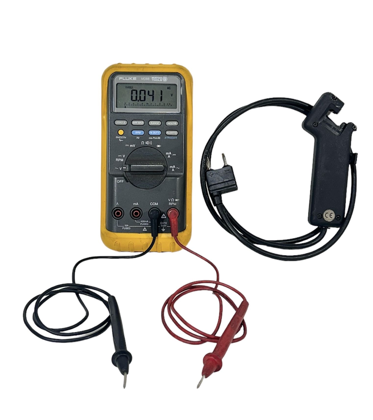 Fluke MD88 Matco Tools ~ Automotive Meter Set with Spark Plug Cable ~ USA Made