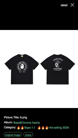 Bape x chrome hearts