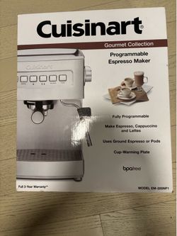 Cuisinart Espresso Maker/Coffee/Cappuccino and Latte Maker