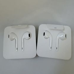 2x Apple EarPods 3.5mm Wired Earbuds Headphones Genuine OEM New