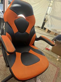 Orange and Black Gaming Chair