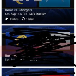 Rams Vs Chargers Tickets