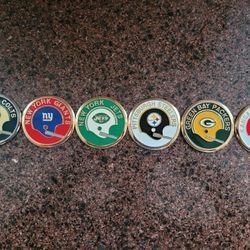 1970's NFL Helmet  Medallion Badges by International Cresting.