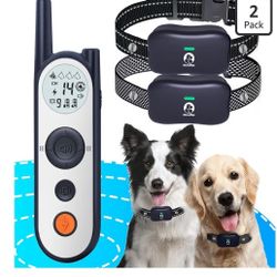 2 Dog Training Collar 