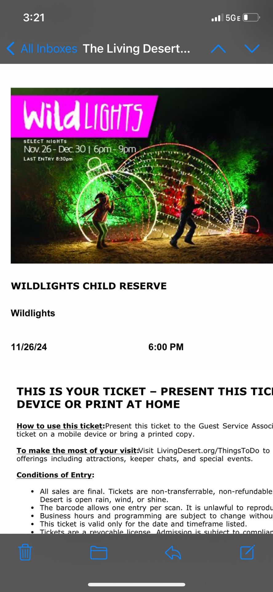 Opening Night Of Wild Nights At Living Desert Zoo Palm Desert