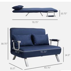 Lounge Sleeper Sofa - Twin Size