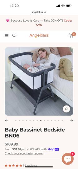 Angelbliss Baby Bassinet
