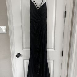 Black Sparkly Formal Long Dress