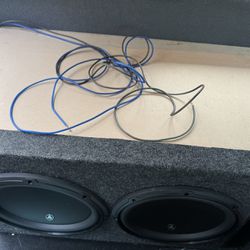 JL Audio W3v3-4 12in Dual Subwoofers With Custom Box