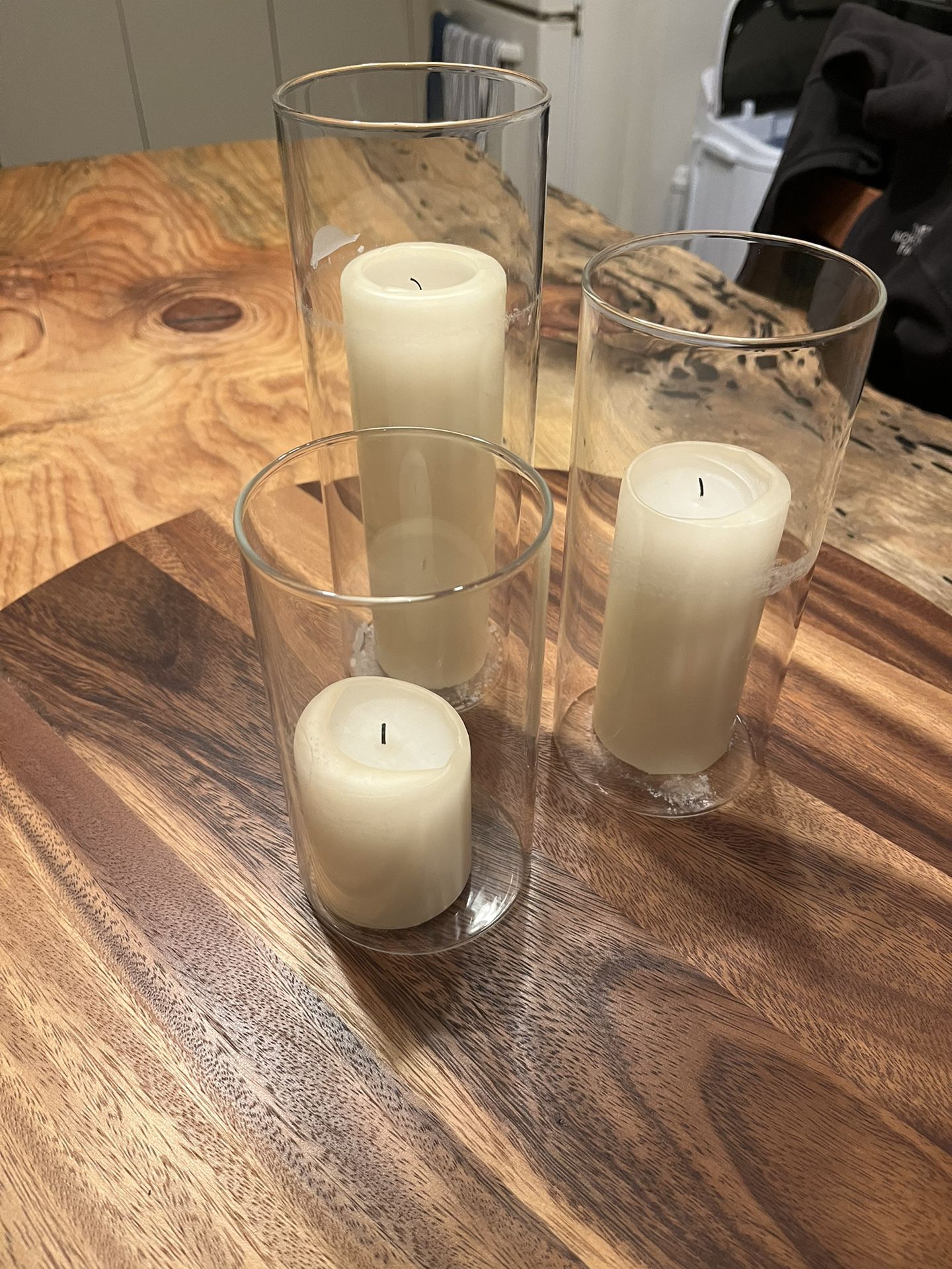 36 3-Tier Hurricane Candles And Vases
