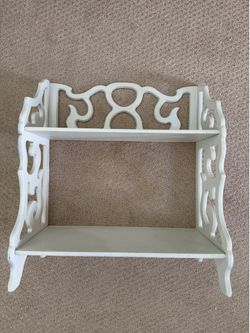 Vintage Wood  Organizer Shelf