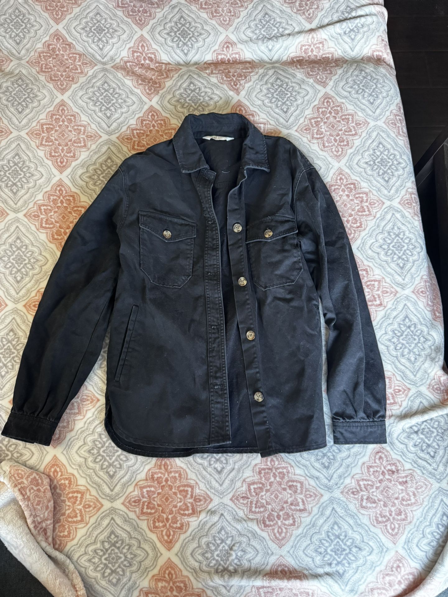 H&M Black Utility Shirt / Overshirt