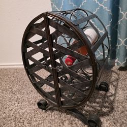 Iron Table Top Wine Holder 