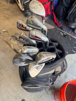 Complete TaylorMade Golf iron Set - M6, RocketBladez, Burner Plus, AeroBurner
