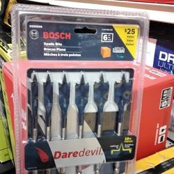 BOSCH SPADE BITS 6PC.