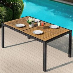 Rectangular Teak Wood Dining Table 60x35 inch ,new
