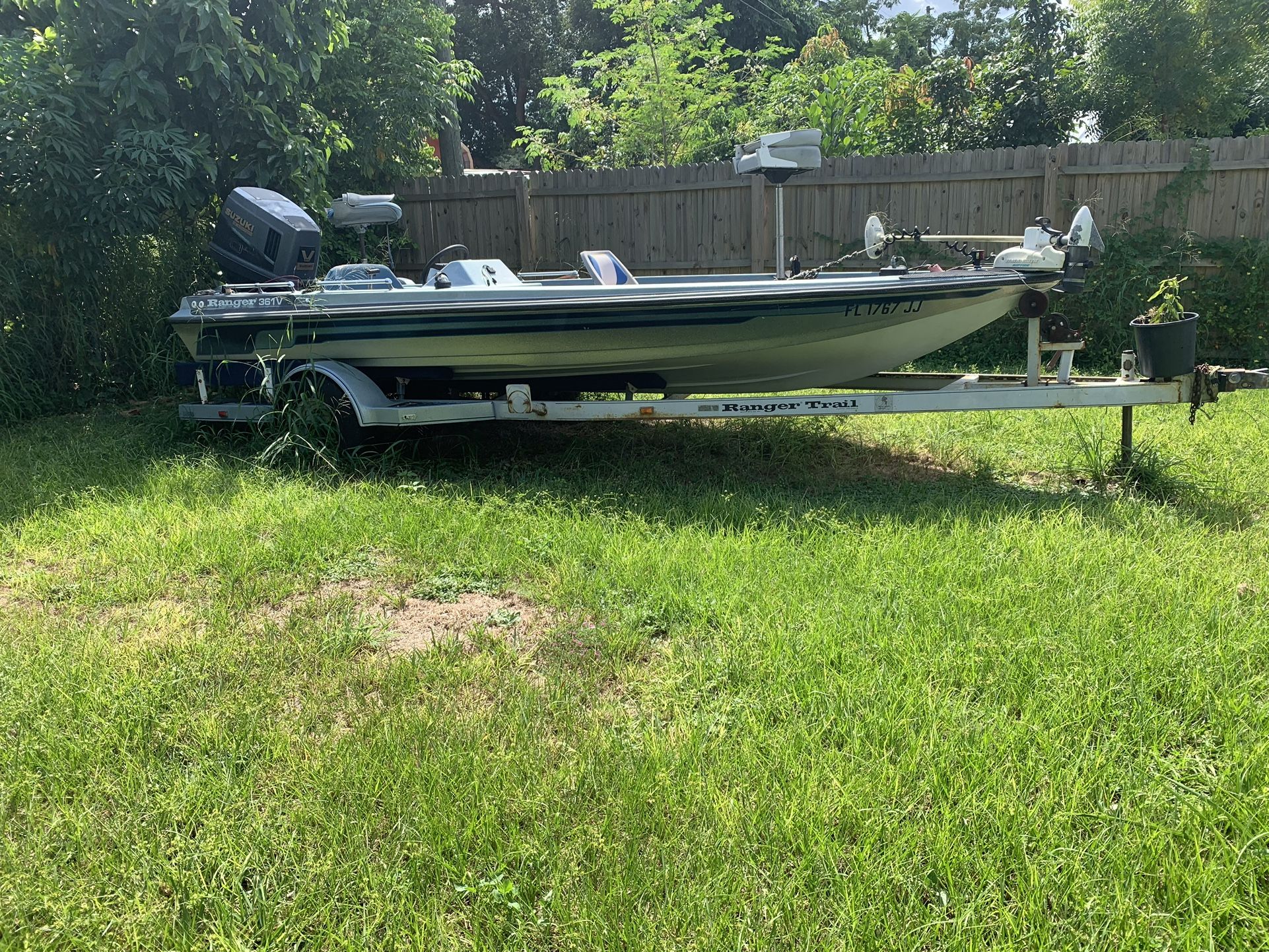 1992 Ranger Bass Boat