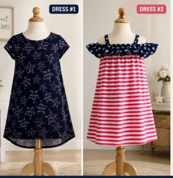 4th of July girls dress bundle