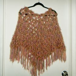 Hand Made Crochet Poncho 