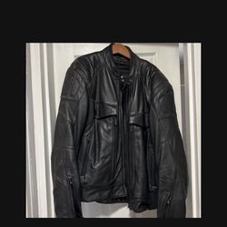 Motorcycle Jacket, Large With All Pads And Lining