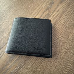 coach men's leather wallet 3 in one 